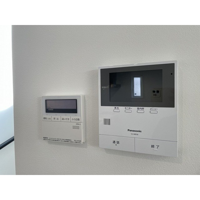 セキュリティ　モニター付きインターホンで安心