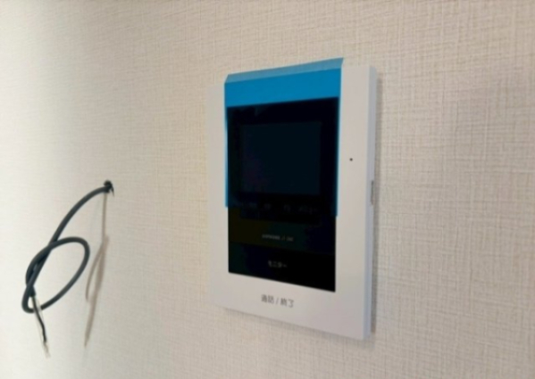 セキュリティ　※施工途中の画像になります。