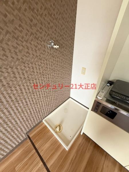 洗面設備　室内洗濯機置場