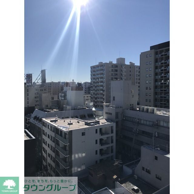 眺望　バルコニーからの眺望（2022年１月撮影）