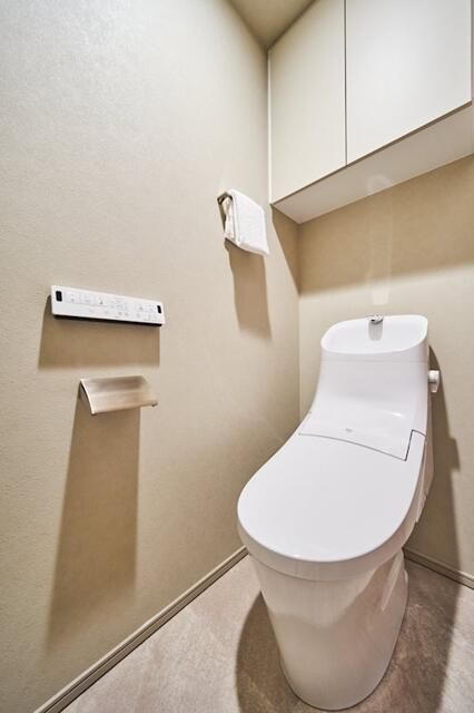 トイレ　ゆったりとした空間のトイレです