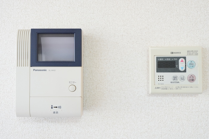 セキュリティ　モニタ付インターホンです。