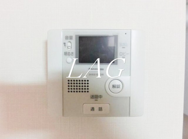 セキュリティ　モニター付きインターフォンです。