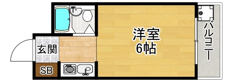 エスポワール御殿山の間取り写真