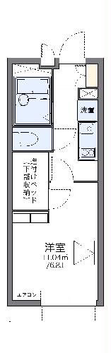 レオパレスサンフラワーAの間取り写真