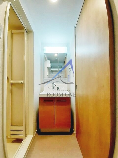 洗面設備　洗面台です。