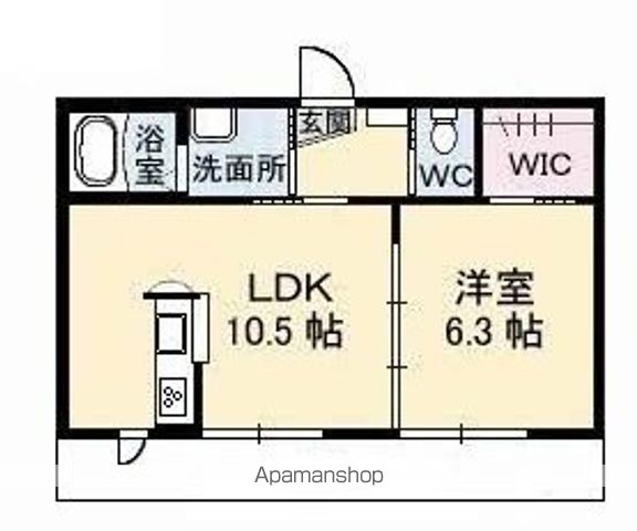 水島臨海鉄道 西富井駅 徒歩25分 2階建 築21年の間取り写真