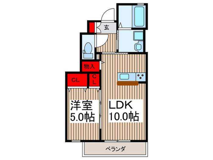 クレール朝霞台の間取り写真
