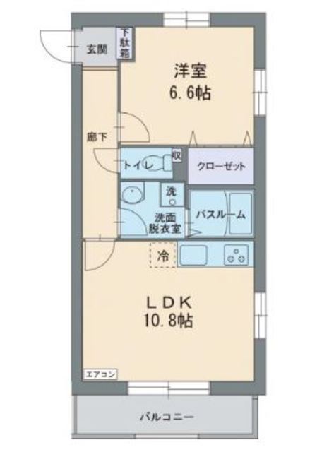 ＪＲ東海道本線 沼津駅 バス乗車時間：9分 最寄りバス停で下車 徒歩8分 3階建 築20年の間取り写真