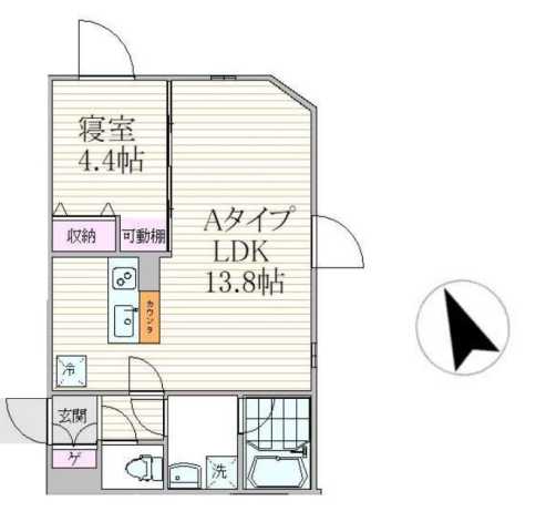 グランピア東中野駅前の間取り写真