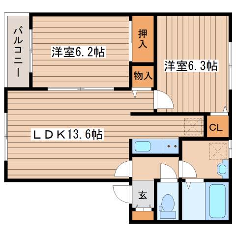 リバーシティIの間取り写真