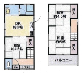 稲垣米田町貸戸建住宅の間取り写真
