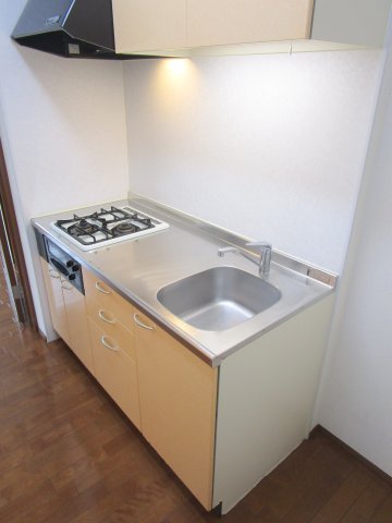 キッチン　★グリル付きガス２口システムキッチン★