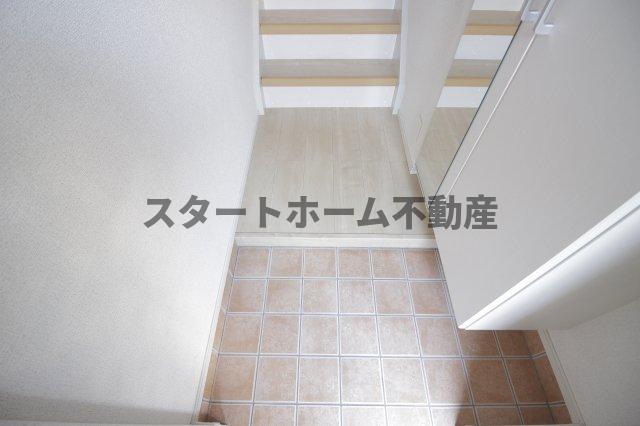 玄関　収納もある玄関です