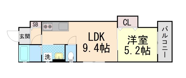 クリエオーレ庄内栄町IIの間取り写真