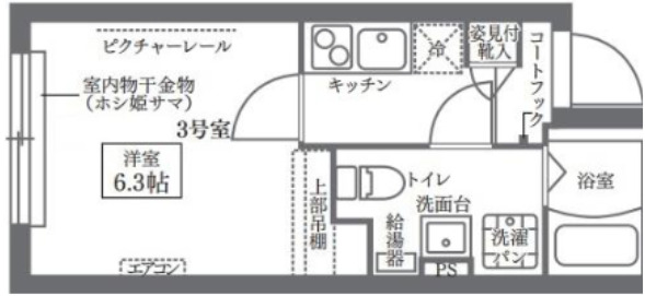 COCOCUBE北品川の間取り写真