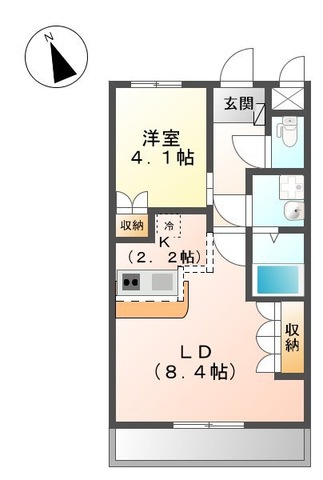 明和マンションIIの間取り