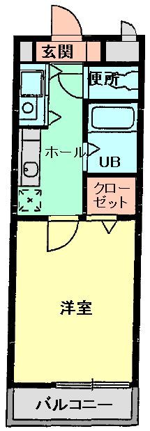 愛知県名古屋市中村区八社２（アパート）の賃貸物件の間取り