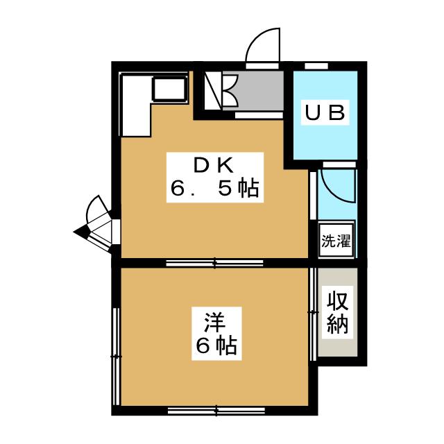 フラット谷戸Ａの間取り