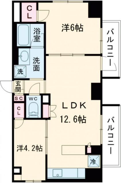 インプルーブ西日暮里の間取り