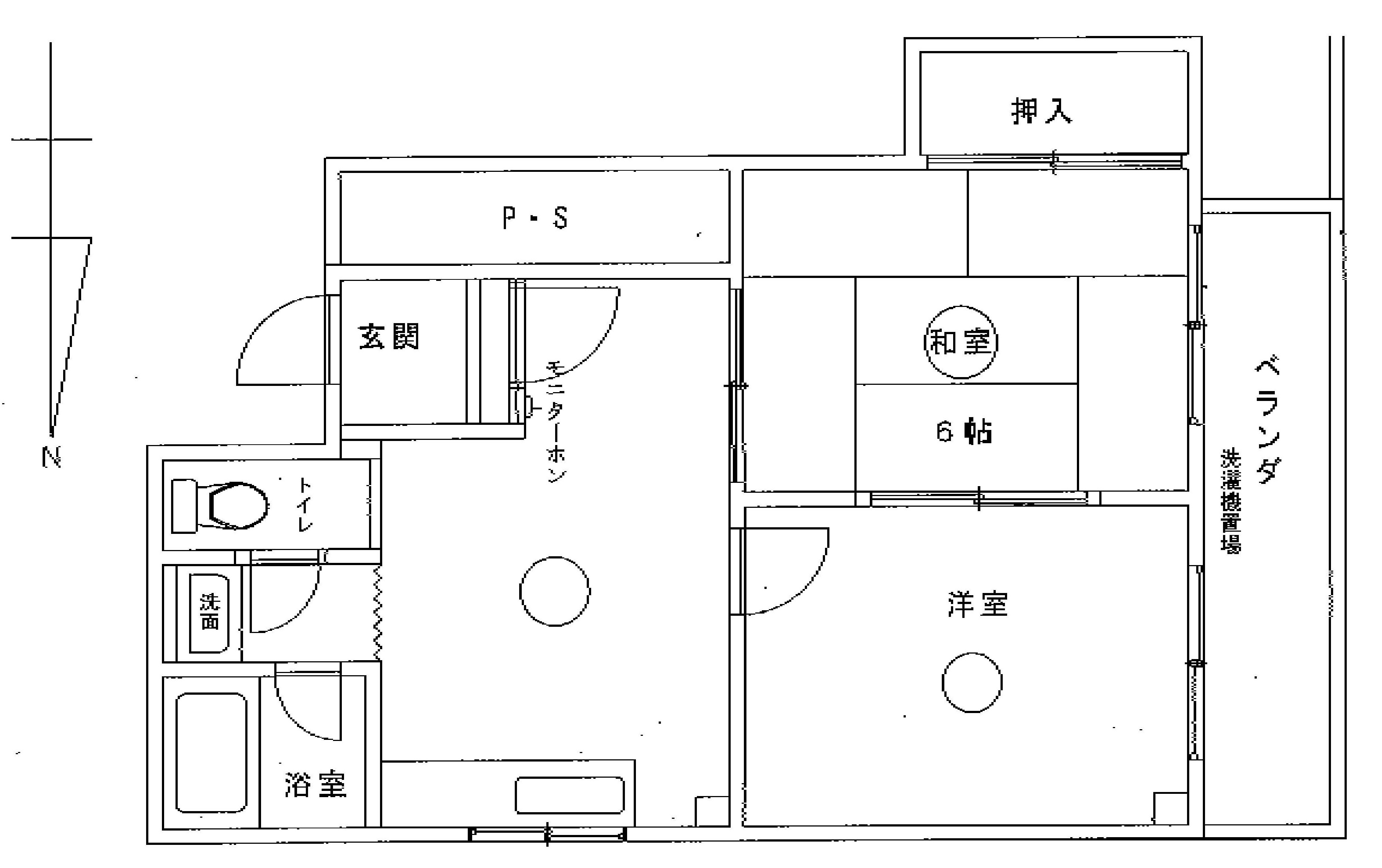 三友ハイツの間取り写真