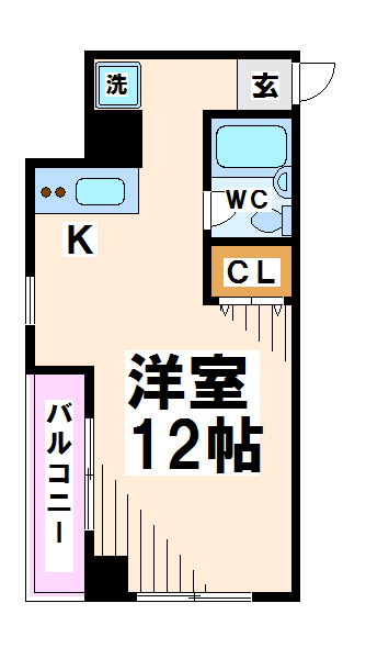 パークロード赤堤の間取り