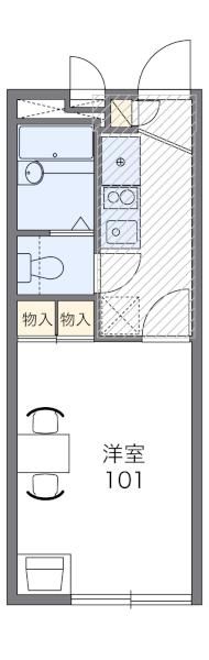 神奈川県横浜市港北区大倉山７（マンション）の賃貸物件の間取り