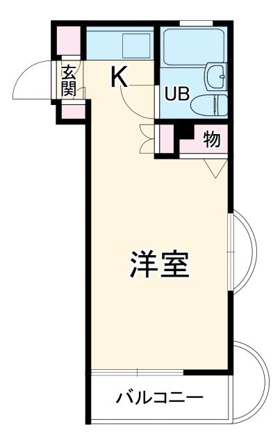 名古屋市昭和区元宮町のマンションの間取り