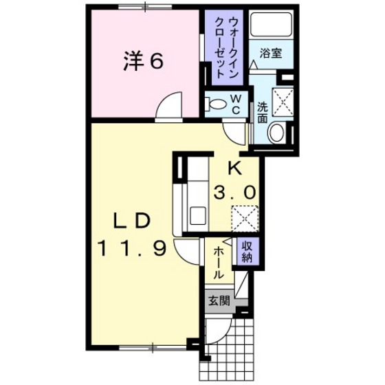 カーサ　セレノの間取り