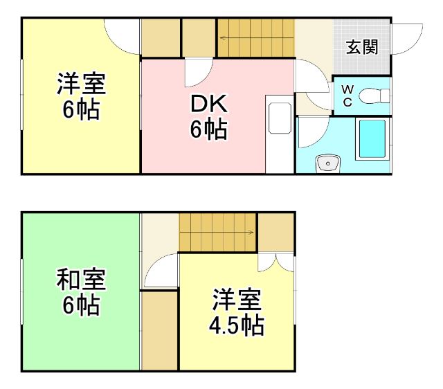 メゾネット・ミヤムラの間取り