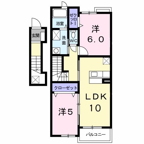 フォーピュアー　IIの間取り