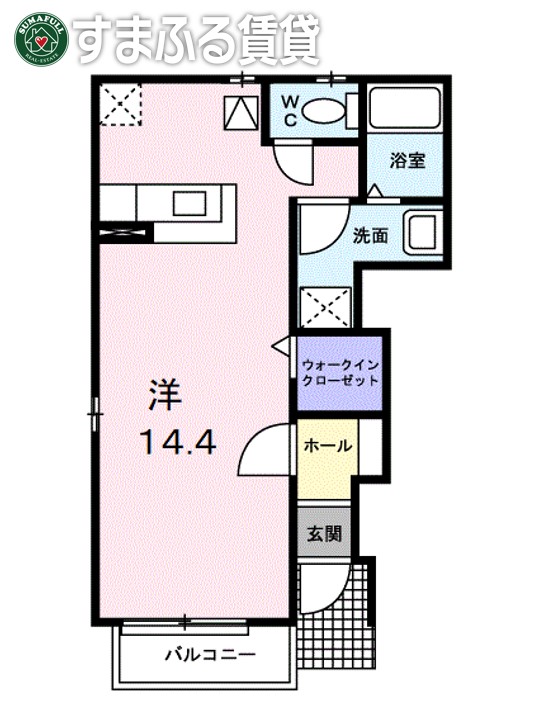 プルミエールAの間取り