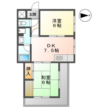 アイリスマンションの間取り