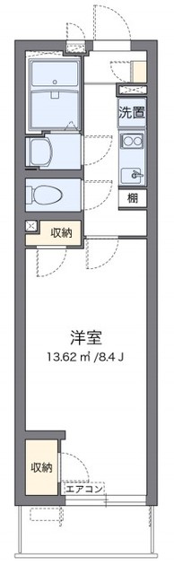 クレイノレジデンス追分の間取り