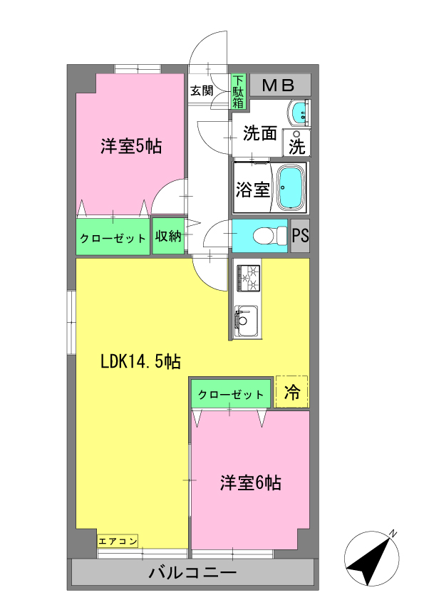 アルシオネの間取り