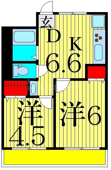 【亀有白鳥マンションの間取り】