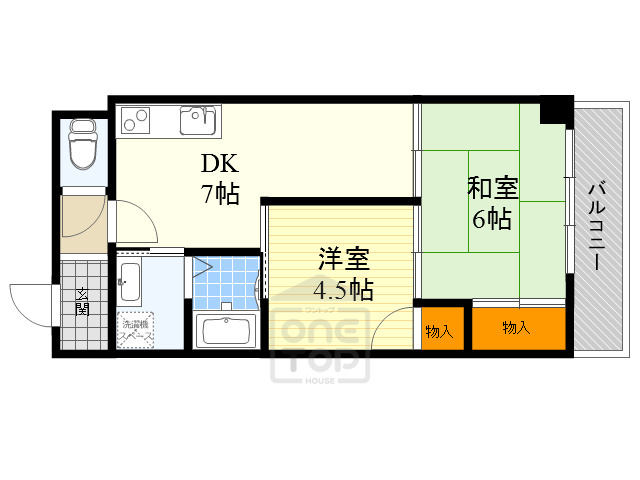 サンロイヤル高塚の間取り