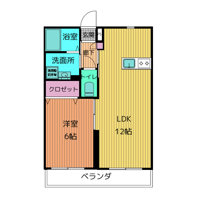 【ＬＥ　ＣＨＯＣＯＬＡＴの間取り】
