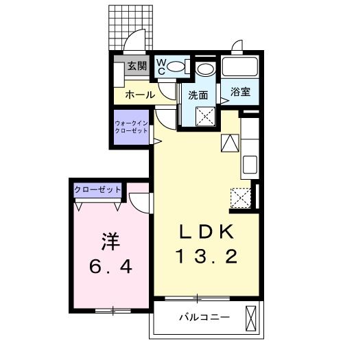 ブルーラグーン　IIの間取り