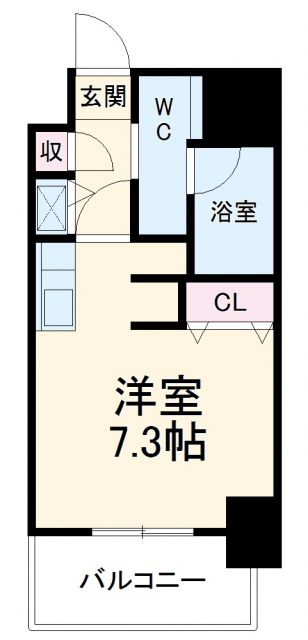 名古屋市熱田区一番のマンションの間取り