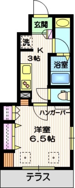 大田区矢口のマンションの間取り