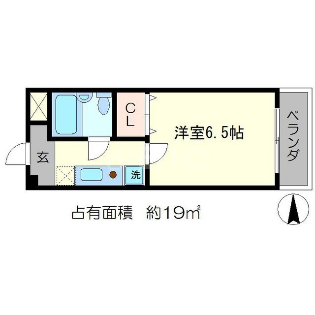 GARNET RESIDENCE下鴨の間取り