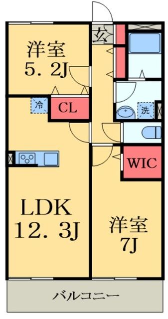 八千代市下市場のマンションの間取り