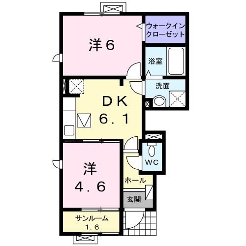 ビビエンダ　アリス　IIの間取り