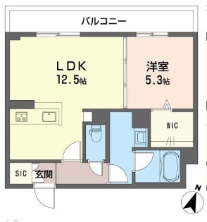 神戸市垂水区桃山台のアパートの間取り