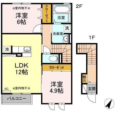 ベルディールの間取り