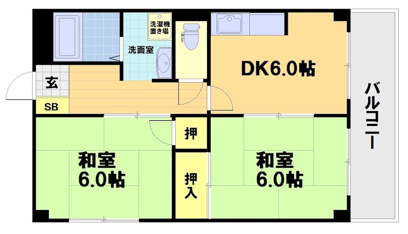 セブンロードの間取り