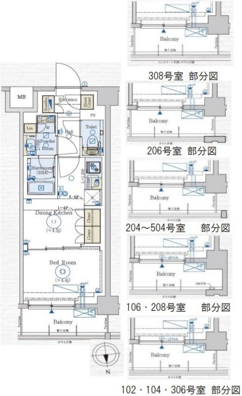 ジェノヴィア赤羽の間取り