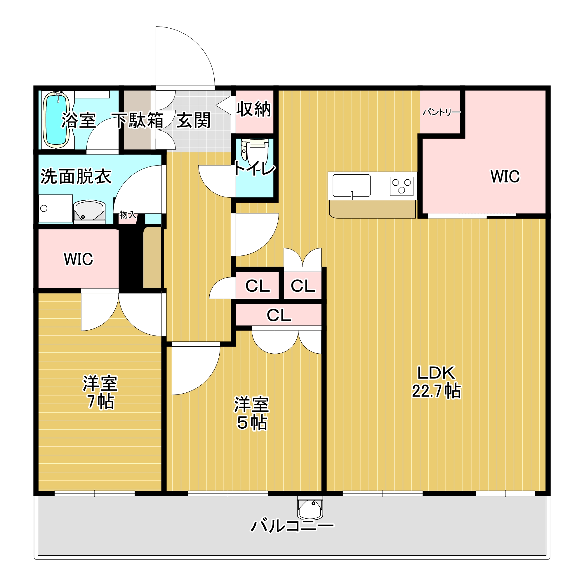 ザ・香里園タワーの間取り