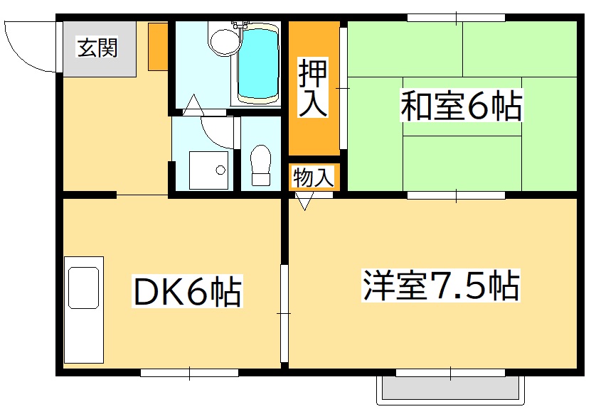 セゾンハイムの間取り